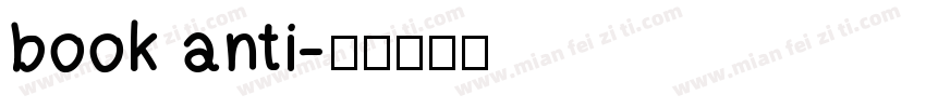 book anti字体转换